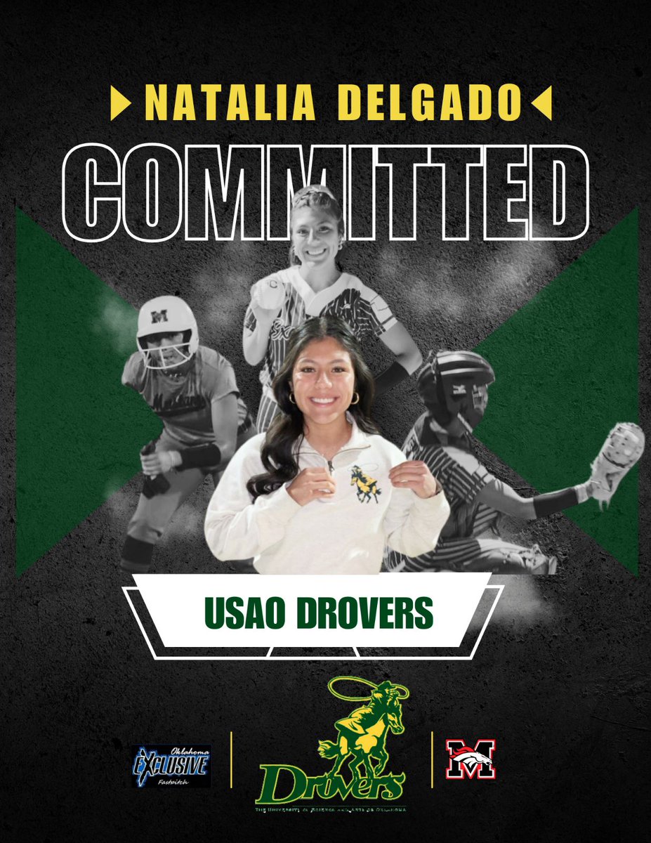 NataliaD1227's tweet photo. I have found my HOME🏠 at USAO! Go Drovers!💚 #committed 
@USAOCoachJ @OKExclusiveSB @MustangBroncoSB https://t.co/ld6KnjaN5e