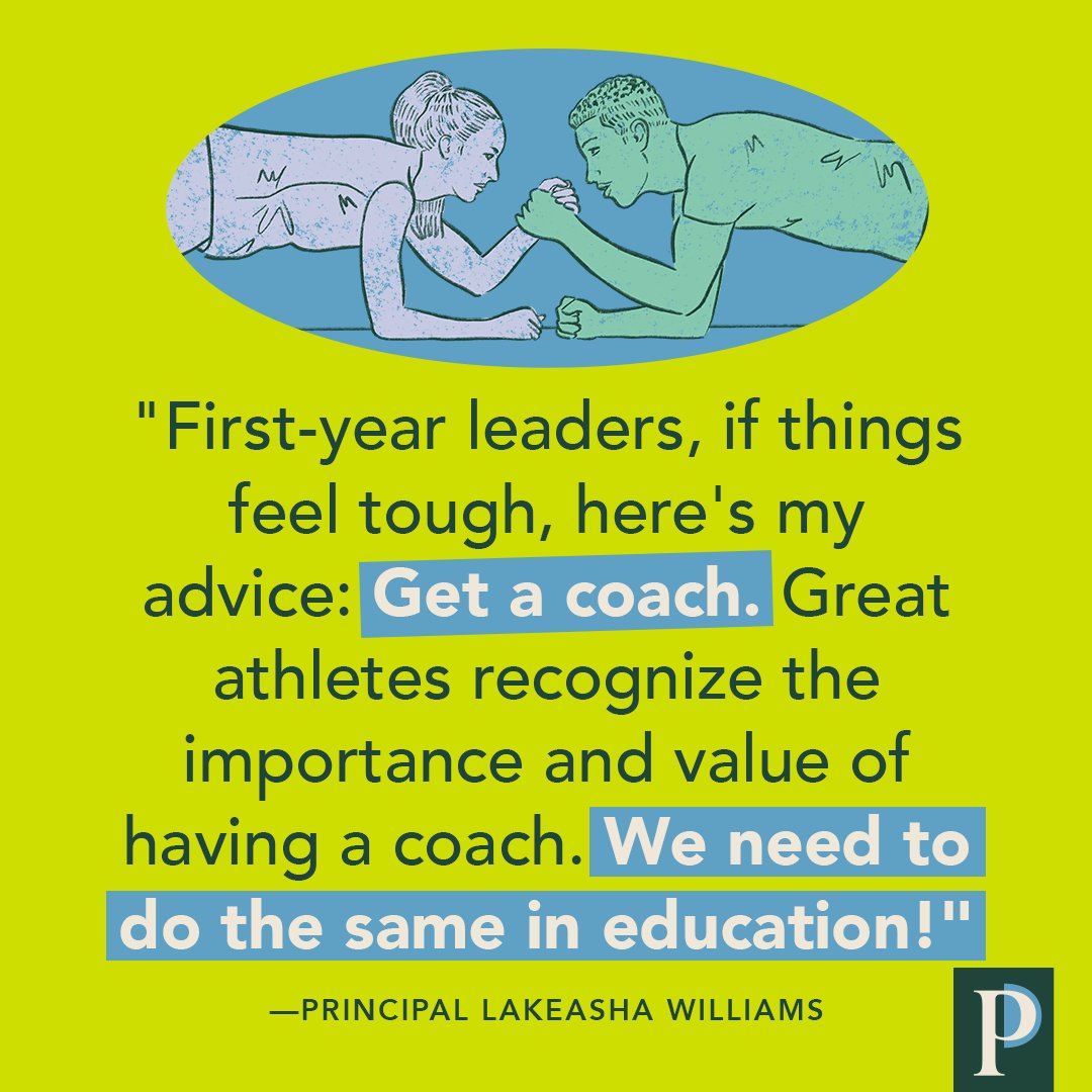 🥇 A winning leadership playbook includes principal coaching, suggests P @LakeWill611.