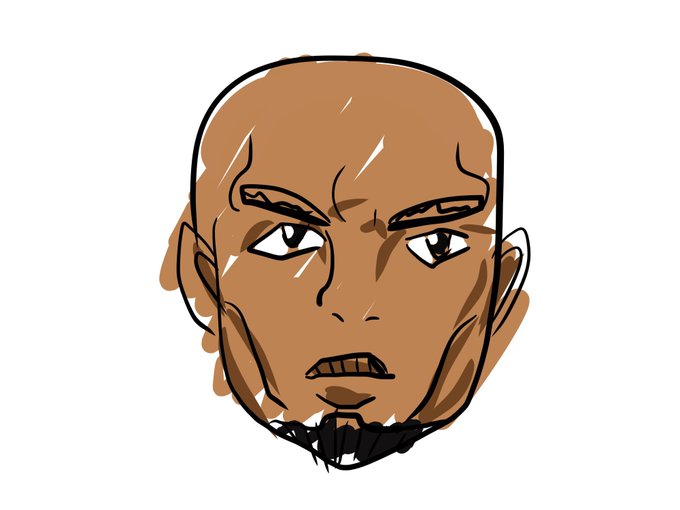 「bald portrait」 illustration images(Latest)