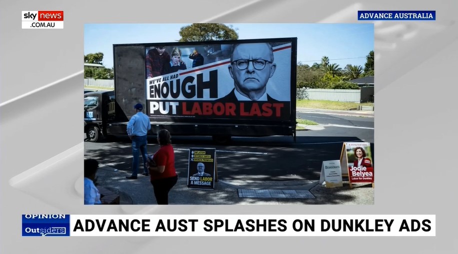 STTAdvertising's tweet image. Dunkley By Election - Now that's signage! #ooh #STTAdvertising #dunkley #byelection #vic #mobilebillboard #billboard #signage #advertising #marketing