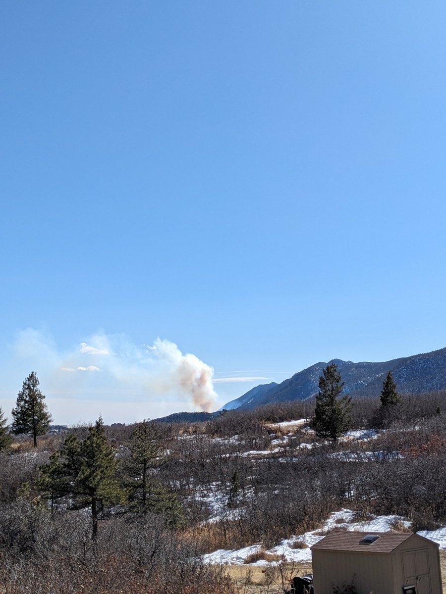 ChiFeather's tweet photo. @mweinfeld @CSFDPIO @AF_Academy Today's progression from West of Monument. https://t.co/MLXlfDRkvJ