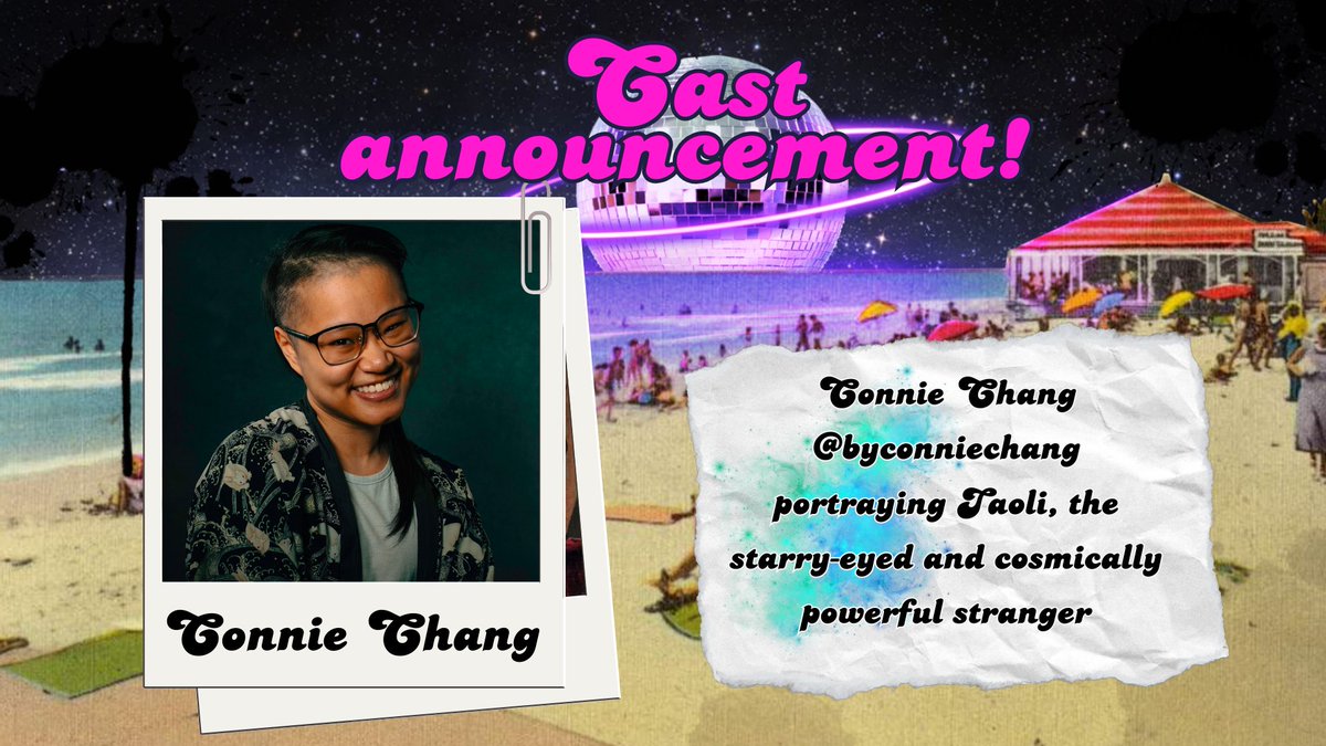🪩CAST ANNOUNCEMENT🌌(👁️please👁️share👁️)

<a href="/byConnieChang/">GM Connie Chang 🐸🌈</a> is Taoli, a mystical being with a heart of gold! Just your friendly-neighbourhood interplanar traveler facing down an Eldritch Horror -- what could go wrong? 

Join us March 8 at 7pm PST for the premiere of Eldritch Disco!