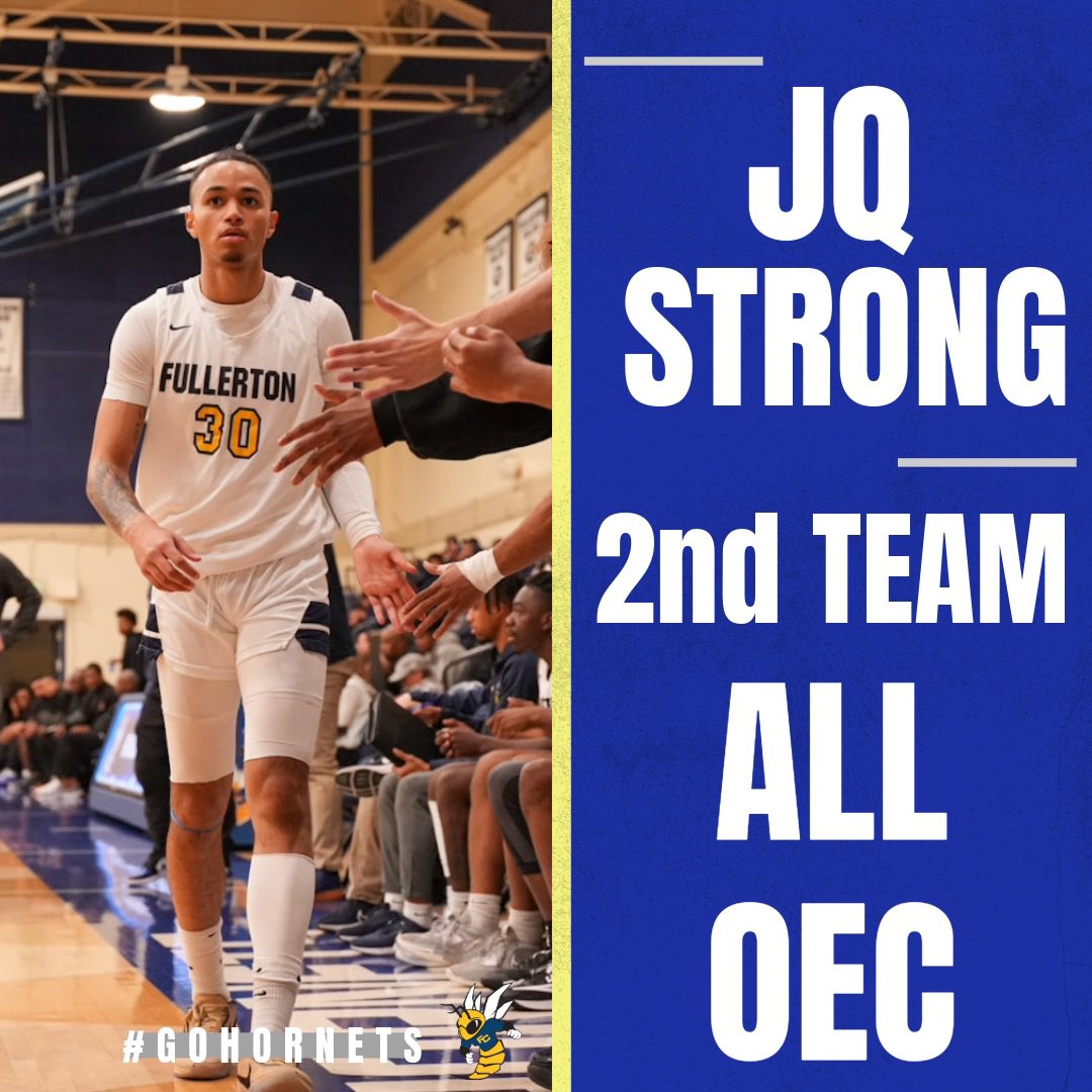 HornetNestHoops's tweet photo. Congrats to JQ Strong (@strong_joaquin) for earning 2nd Team All Orange Empire Conference honors.

JQ’s road hasn’t been easy coming back from an injury, but he continued to push himself and worked hard to become a key contributor for our team. https://t.co/X1dNU4aOdI