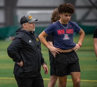 GryphonFB's tweet photo. 🚨 Our Niagara Regional Recruiter, Coach John Casasanta, was on the hunt for the next Gryphon star at the Niagara Youth Flag Football CFL combine in Welland! 🏈💫 #FutureGryphons  #GryphonFootball
📸: Scott Watson https://t.co/8Qunf5W2xX