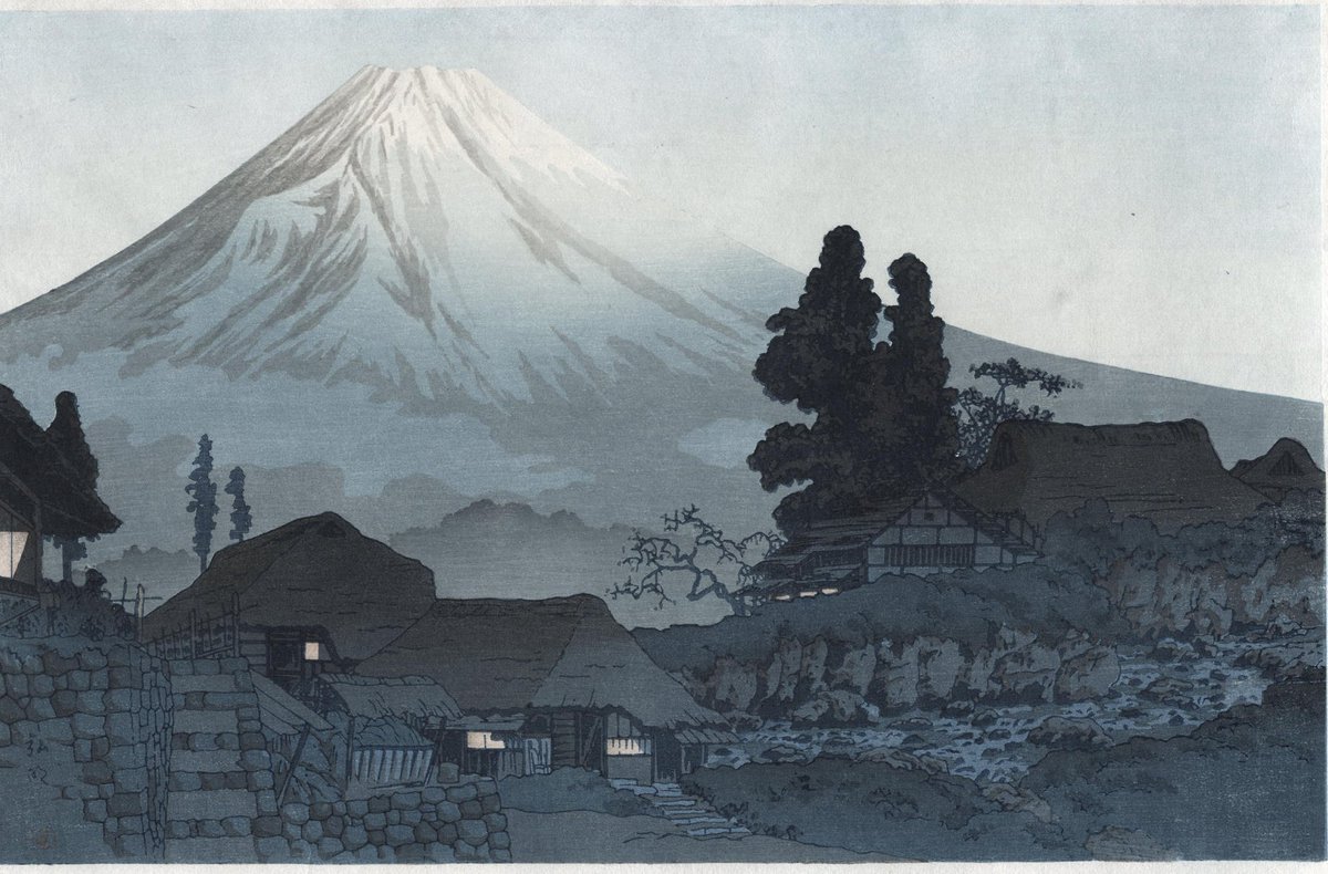 Shotei Takahashi 
Mt Fuji from Mitsukubo 1936
