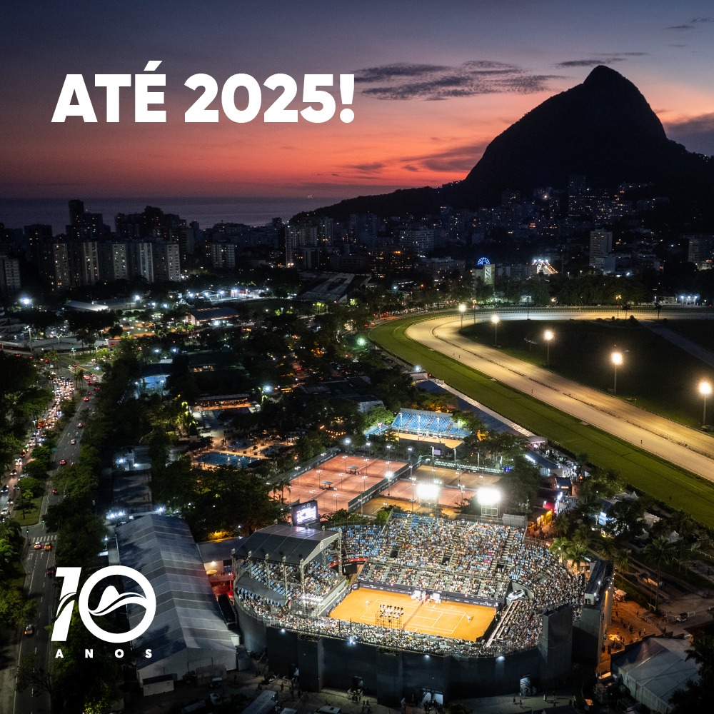 A décima edição do Rio Open chegou ao fim. 🥲 Foi um prazer compartilhar o amor pelo tênis com milhares de fãs. Nos vemos em 2025! ♥️