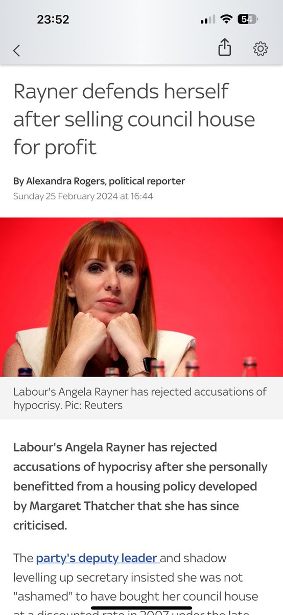 recbro's tweet image. Appalling hypocrisy by trashy Rayner! Sack her