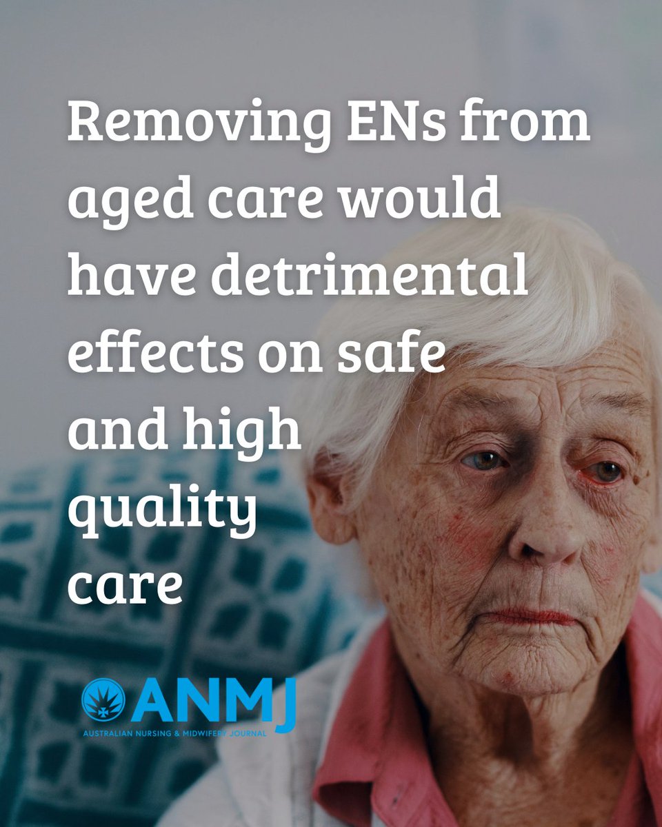 What would happen if the number of enrolled nurses, or their shifts, were reduced in a nursing home? The data shows it's not good. bit.ly/3Tag3gG