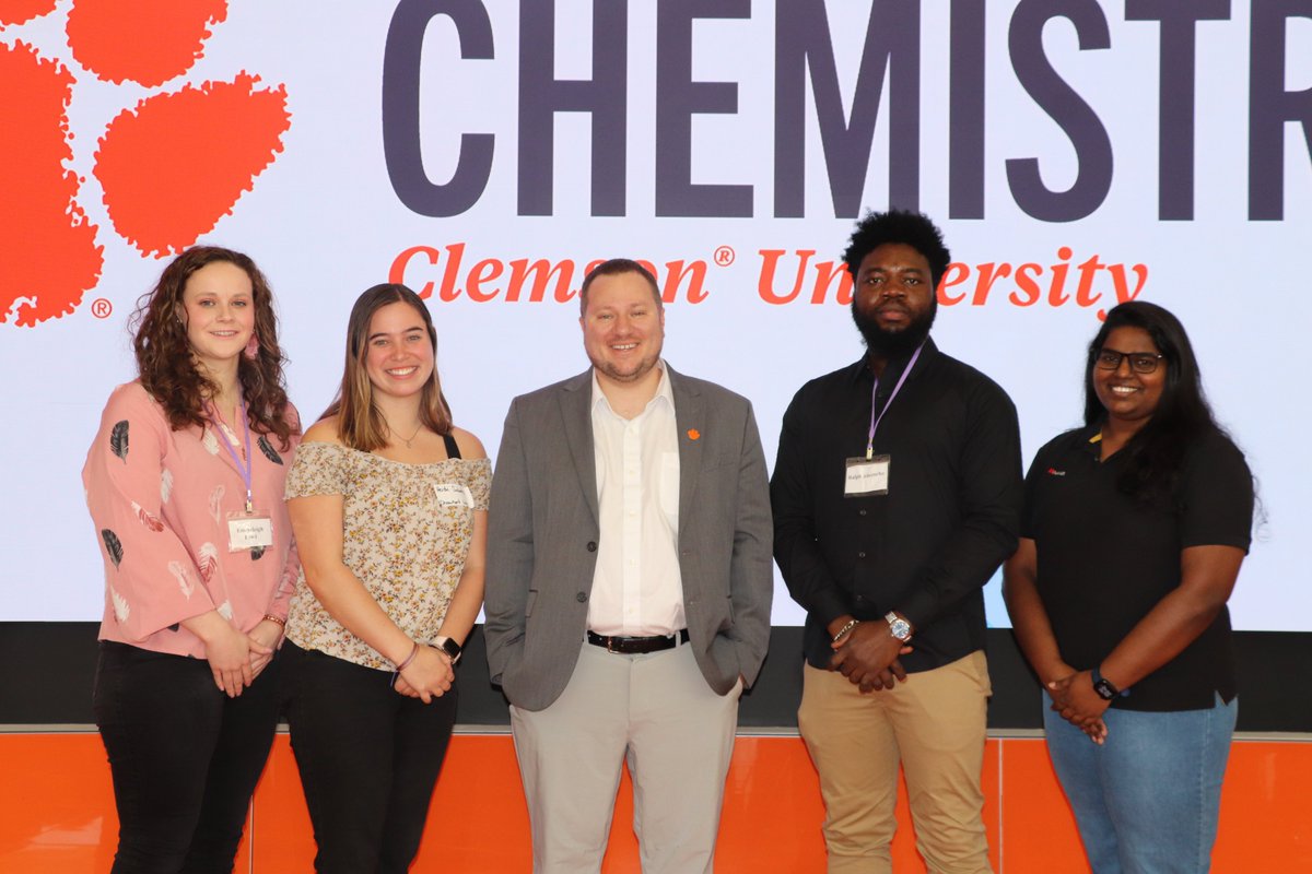 We had a great time at this year's Chemistry Graduate Recruiting Weekend and Research Symposium! @Clemson_Chem @ClemsonScience