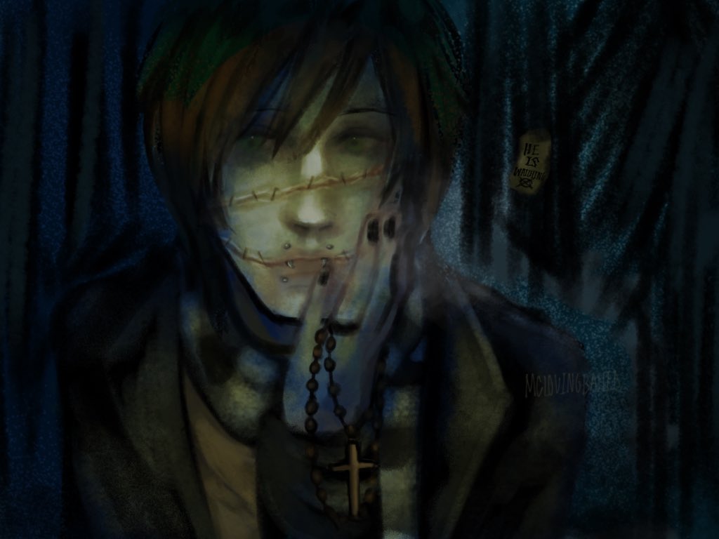 Hey everynyan :3 #liuwoods #creepypasta #homicidalliu #illustration #fanart