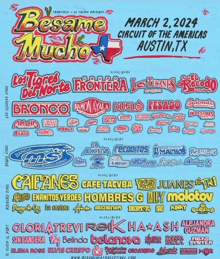 @maroficialll se presentará el próximo 2 de marzo en el @besamemuchofest @Cristian_Solis