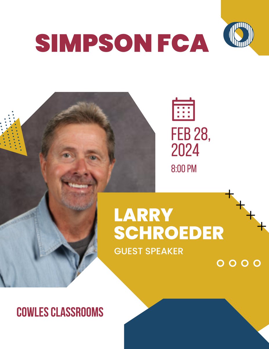 Simpson College FCA tweet media