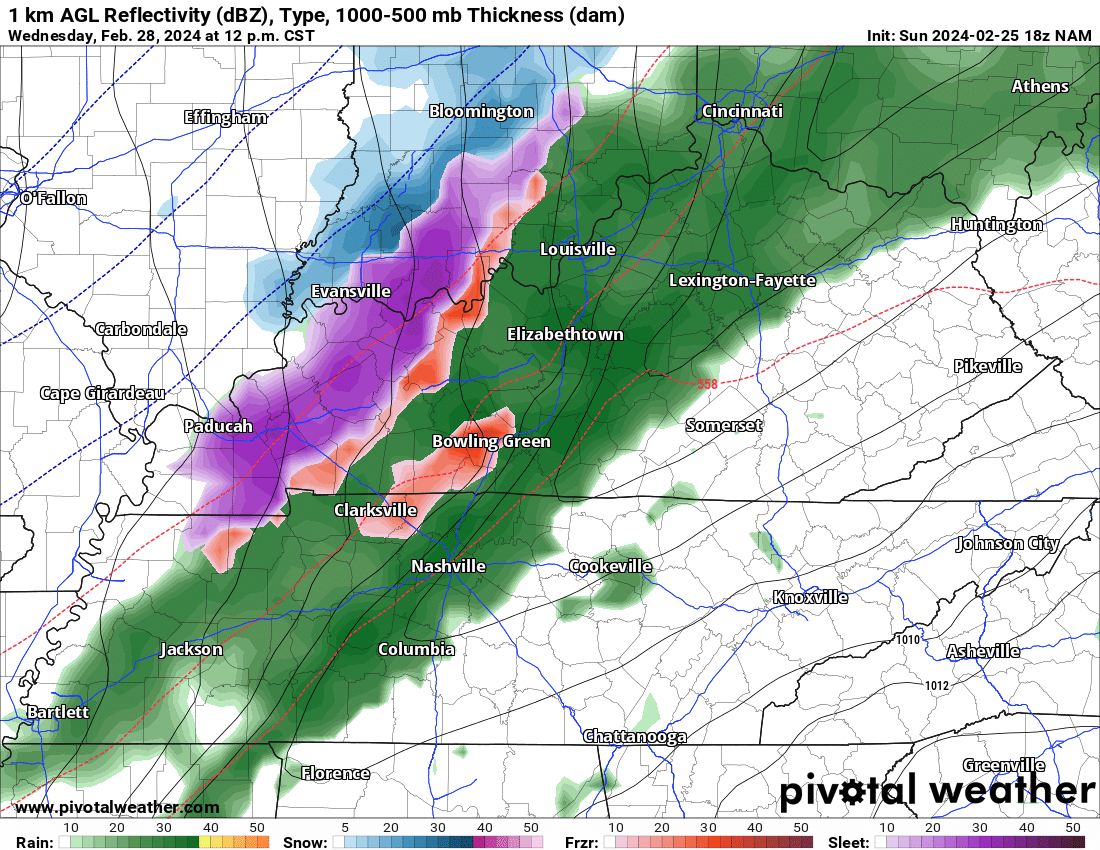 WeatherNowKY's tweet photo. 70+ degrees Monday to a potential sleet storm Wednesday... There's going to be a lot of confused Kentuckians over the next 72 hours. - George

#KYWX #WX #Kentucky #WNK https://t.co/dETSHMsHye
