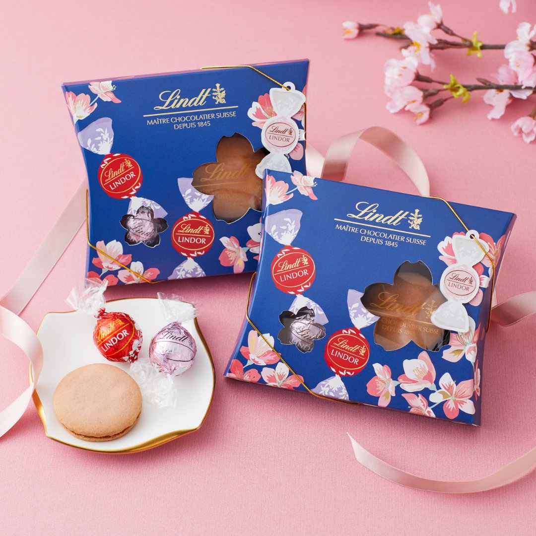 期間限定🎀／大人気のショコラサンドに桜フレーバーが登場🌸 上品に