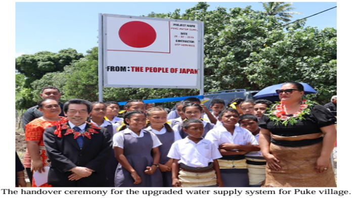 Japan’s GGP Handover of the Upgraded Water Supply for Puke Village gov.to/press-release/…