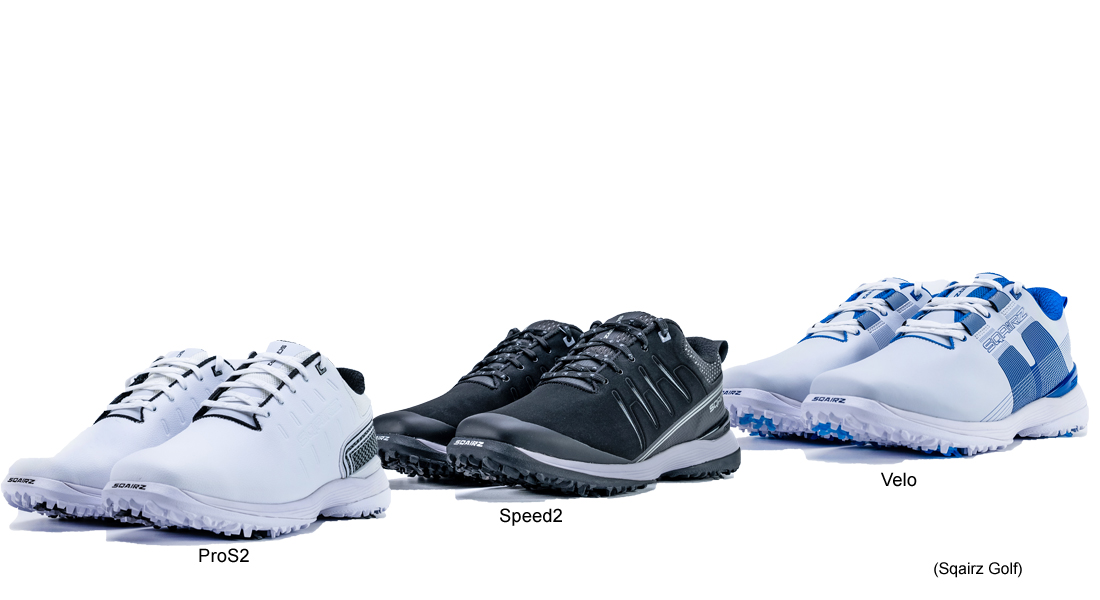 SQAIRZ Golf Shoes were a bit of a sensation when first introduced at the 2020 PGA Show with their unique square-toe construction and for 2024 they are showing three new models. calgolfnews.com/three-new-sqai…