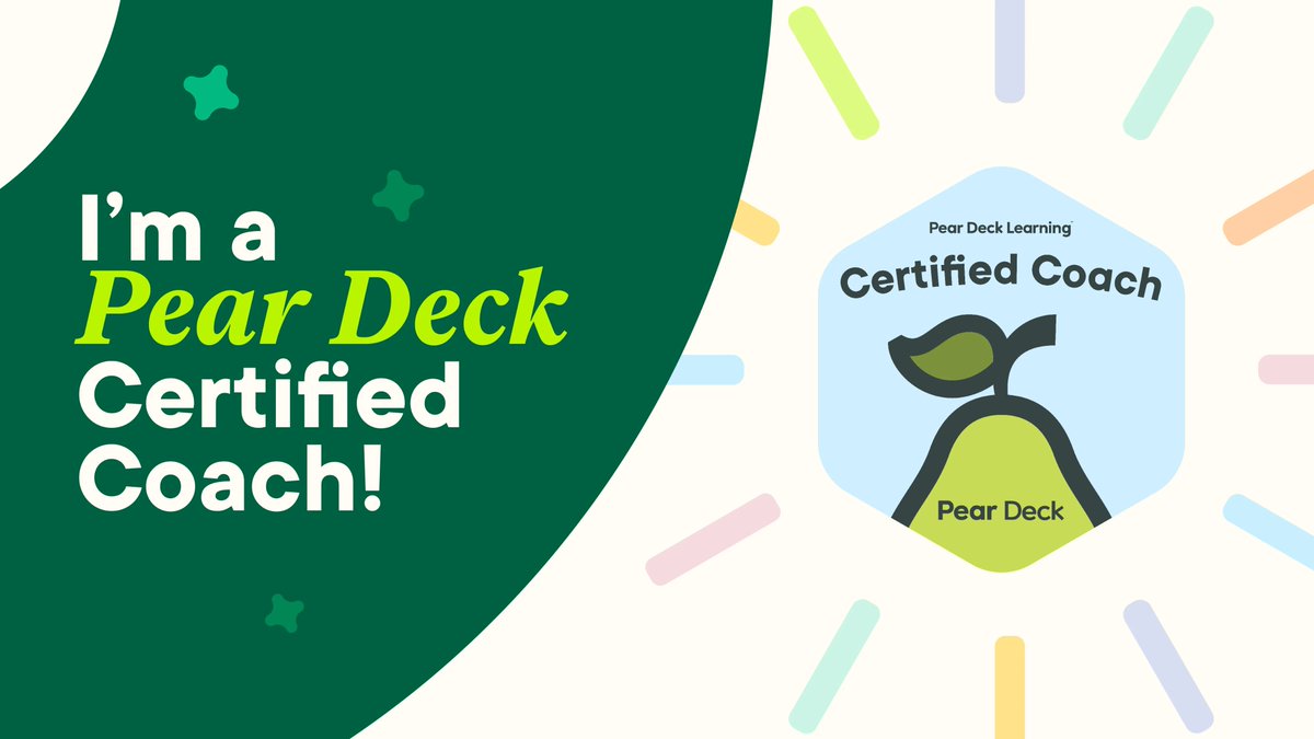 I've got the Power to Engage! Check out my new #PearDeckLearning Certified Coach Badge. And earn yours, too! 🎉 🍐 peardeck.com/resources-comm…