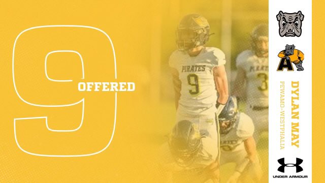 After a great visit and conversation with @Coach_Palka blessed to receive another offer to play at the next level at @AdrianCollege
