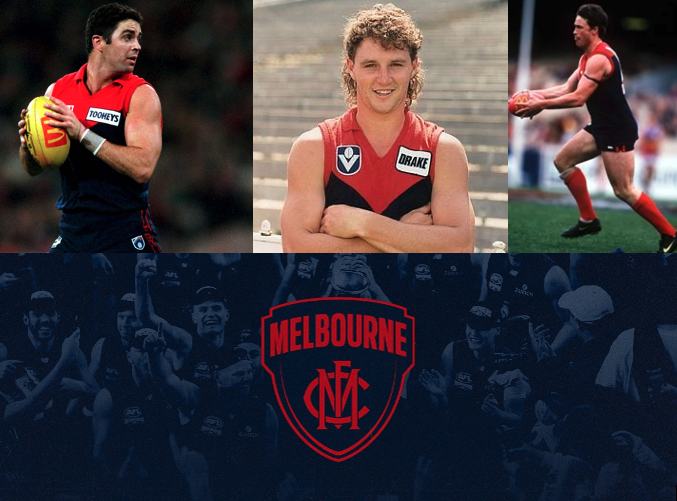 In Ep56 of the @OxandMarko 'Couple of Blokes' podcast, @TheOx05 tells @MarkAllenGolf about a very specific drinking game from @melbournefc end of season trips. Which may have involved these club legends as 'adjudicators' of the game. Listen here: t.ly/uGwmO