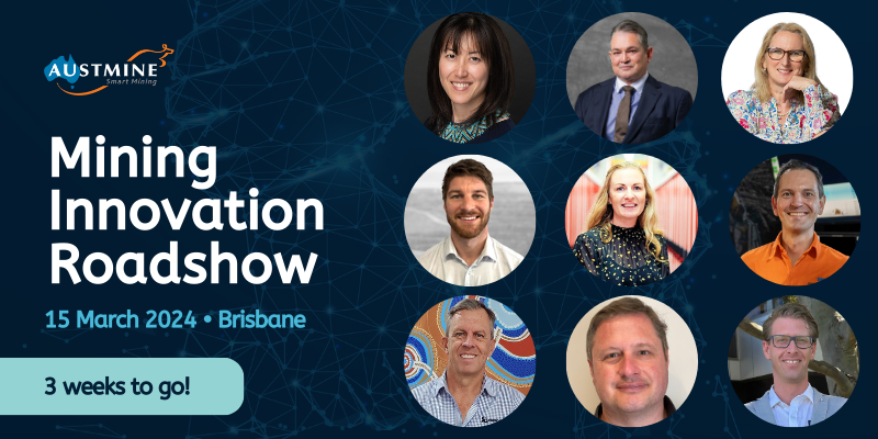 Three weeks to go! Get ready to dive into the latest advancements in mining technology and innovation. Don't miss out on insights from @BHP, @ThiessMining, SafeGauge, @WeAreBerg, @OricaLimited, @RUSSELLMINERAL, @VocusComm, @NEXTDC and many more: ow.ly/88bg50QGZvu