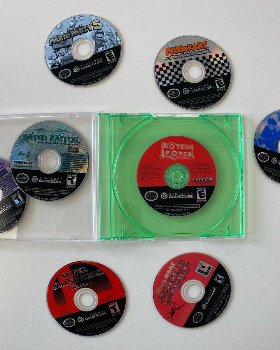 ecotekfv's tweet photo. Fun Fact: We sell loose video games at even lower prices! 🎮 👾 🤩 #nintendo #gamecube #gotchaforce #ecotownusa #ecotekfv https://t.co/KfjReySoeh