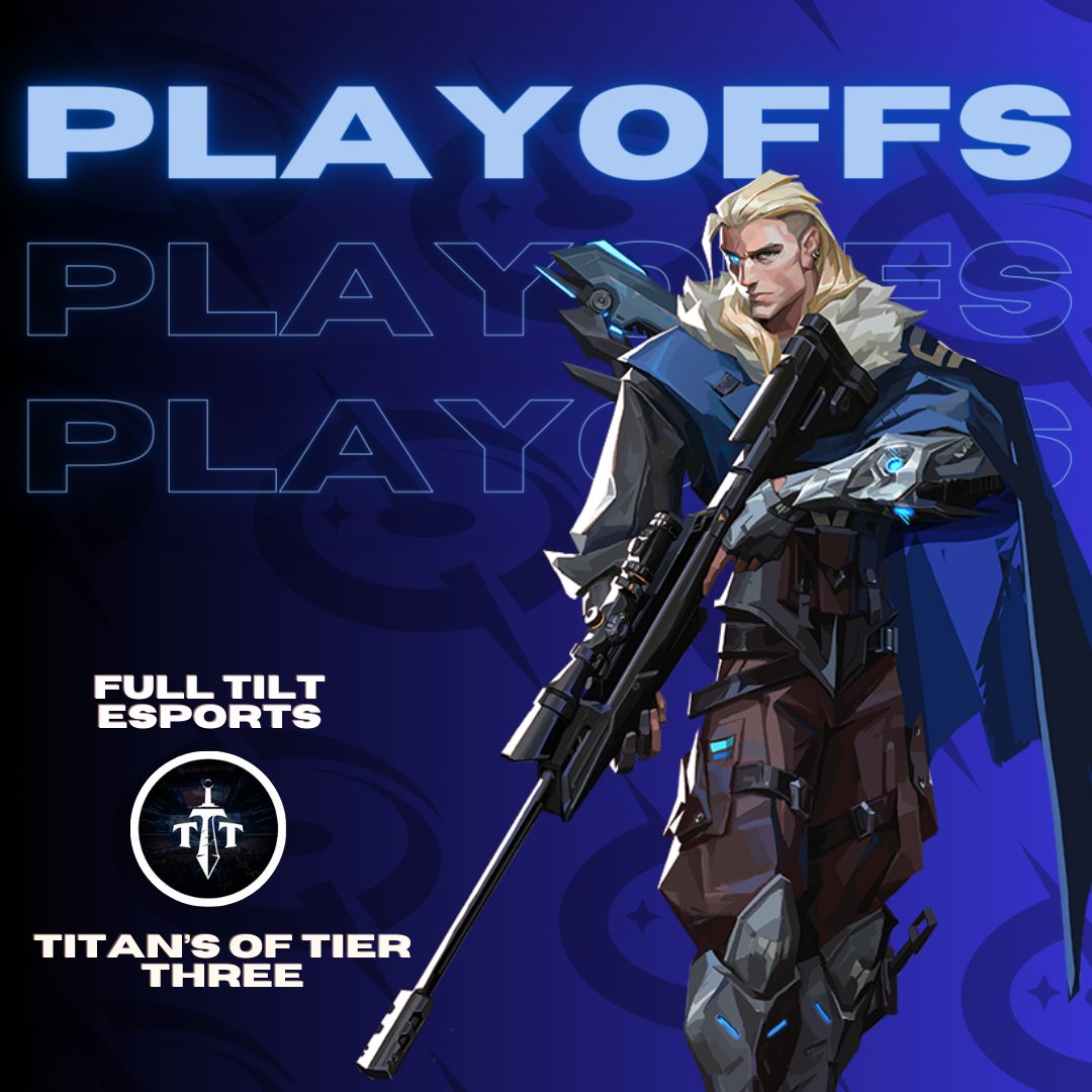Catch Full Tilt Esports in @TitansOfTier3 Playoffs this Saturday, March 2nd! Don't miss out on the streams from ToT3! Stream schedule will be posted on the ToT3 twitter!

<a href="/shawzval/">shawz</a> 
<a href="/santv0/">san</a> 
<a href="/COLBEE__/">‏۟‏</a> 
@GoodGirlsSenpai 
@HibuiFPS 
<a href="/EzraValorant/">Ezra</a>