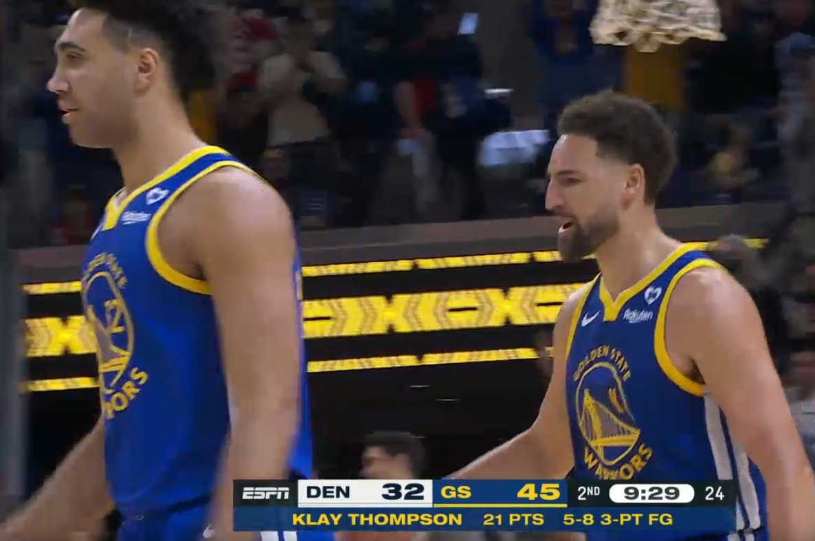 KLAY THOMPSON IS ON FIRE 🔥🔥🔥