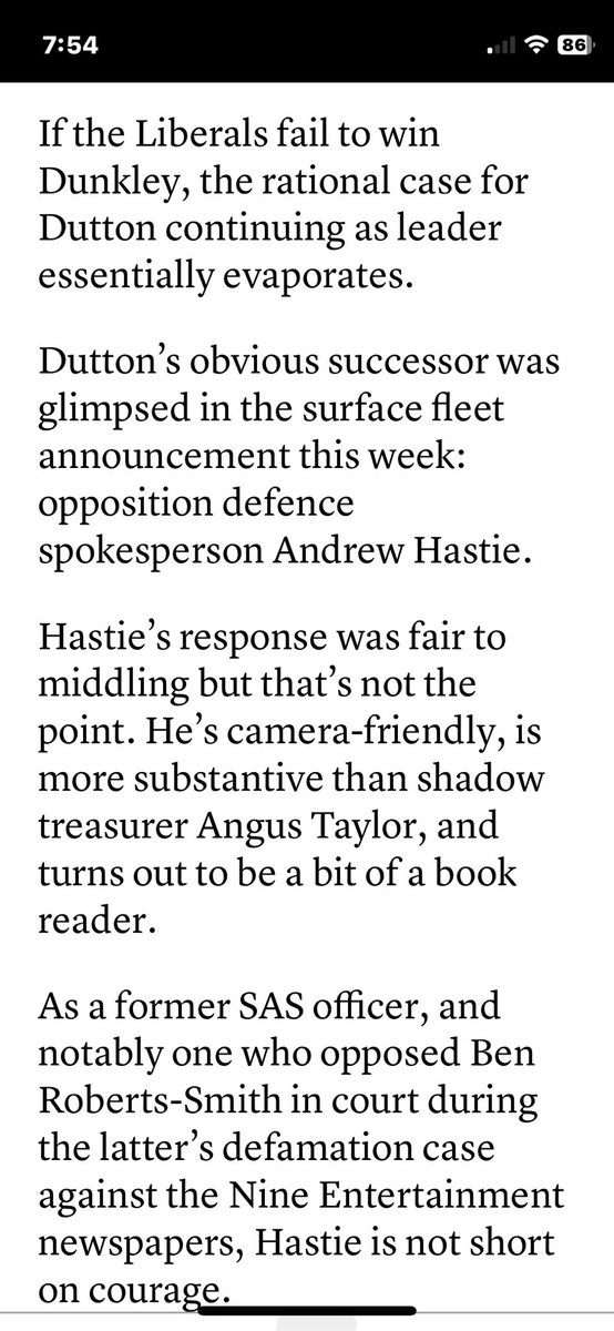 @blakandblack @SnittyW @Yesterdaysspiro There was a comment from #ChrisWallace in the #TheSatPaper where #AndrewHastie may be the front runner?