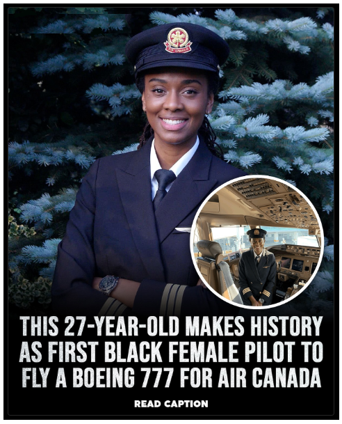 BHM
Zoey Williams, a 27-year-old from Ontario, Canada, 
Raised in a pilot’s household, she overcame initial doubts about the profession. After overcoming a fear of flying, Zoey pursued diverse roles before joining Air Canada.
#BHM  #BHM2024 #BlackHistoryMonth