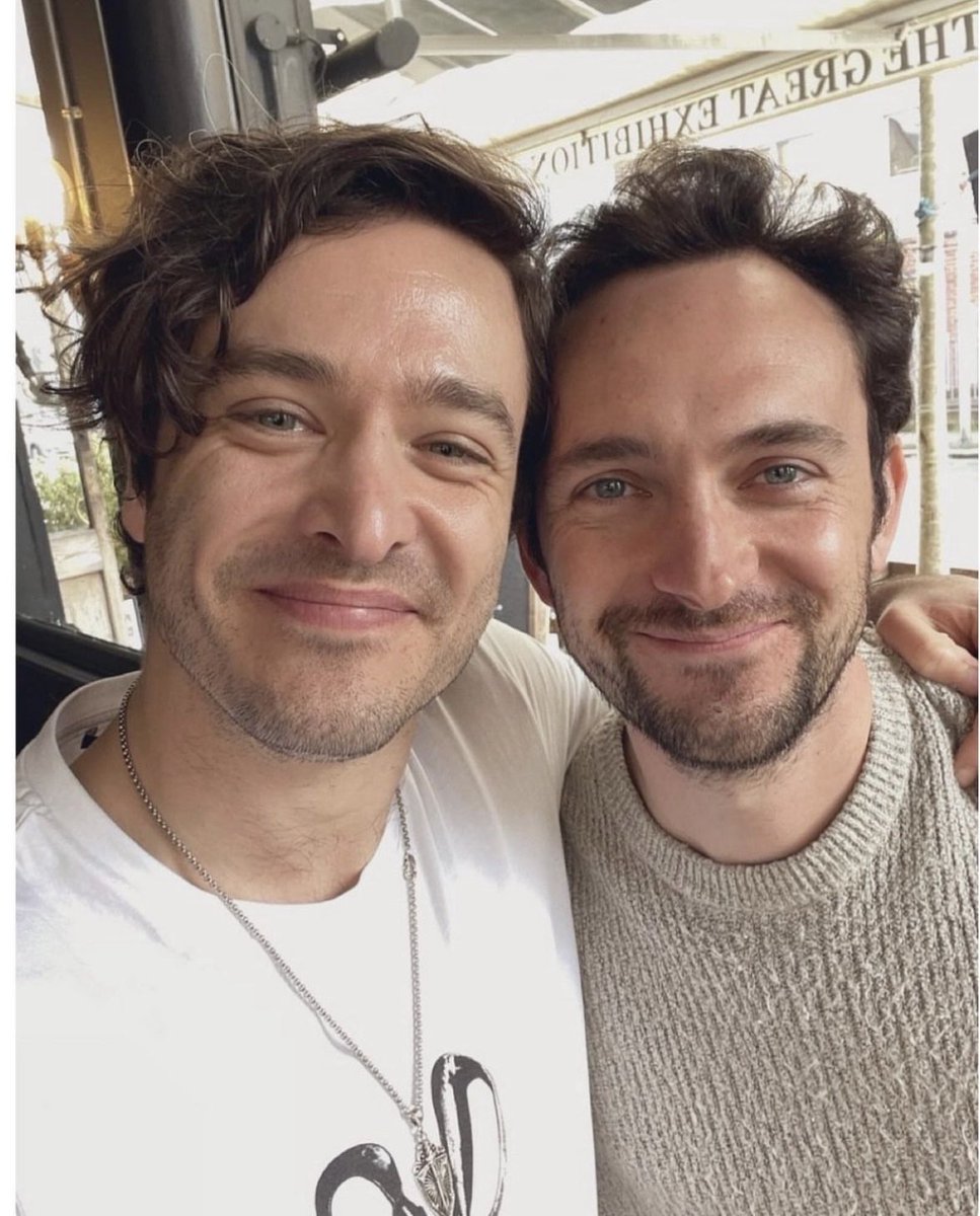 It’s a #Versailles #bro #combo #smile for this #Monday #GeorgeBlagden #AlexVlahos