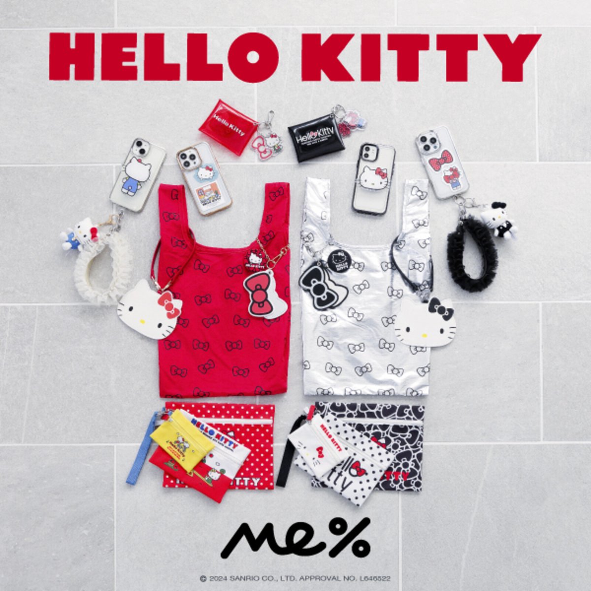 ハローキティ KITTY＆MIMMY ハローキティ とMe％（ミィパーセント）がコラボ！人気のスマホグッズ