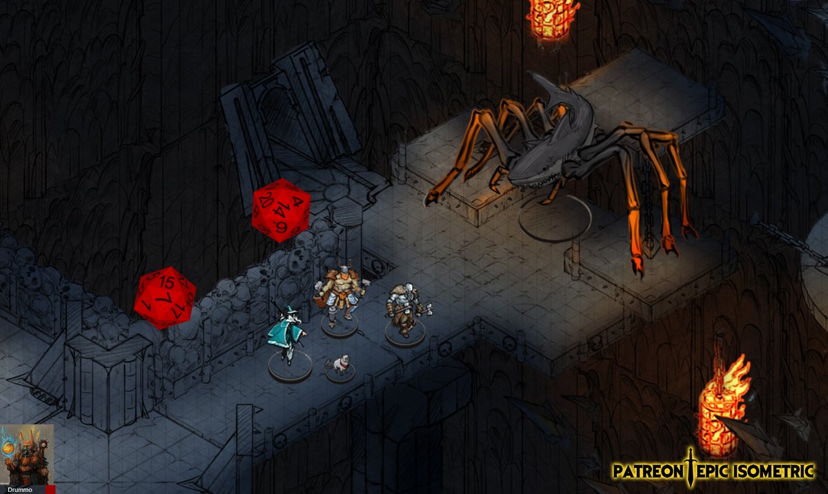 epicisometric's tweet photo. Dungeon Master Tip, At a certain dungeon depth its all spider sharks.
#ttrpg #vtt #roll20 #roll20app #gaming #tabletopgames #tabletoprpg #gamingcomunity #pcgaming #tabletop #dnd #dungeonsanddragons #rpg #dnd5e https://t.co/PwRklKC7tZ