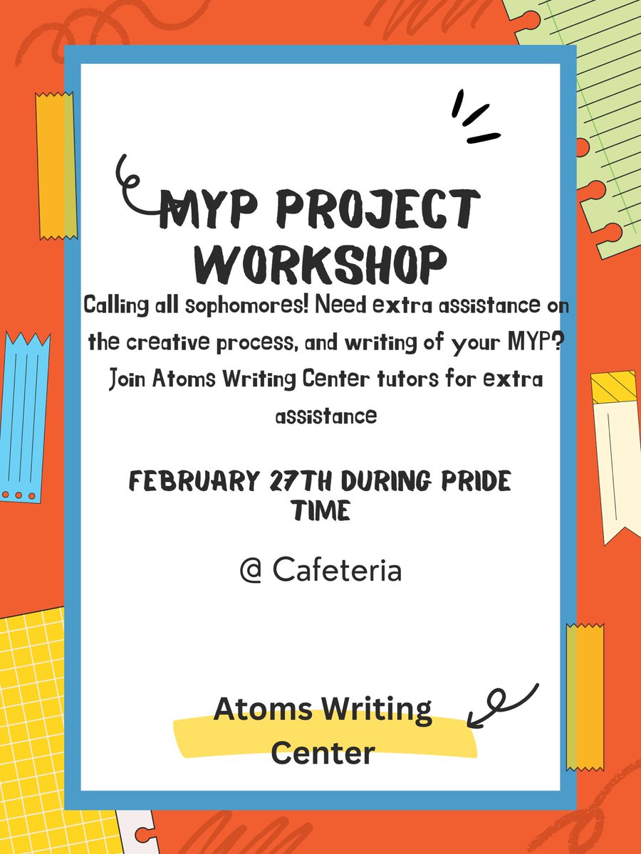 Atoms Writing Center tweet media