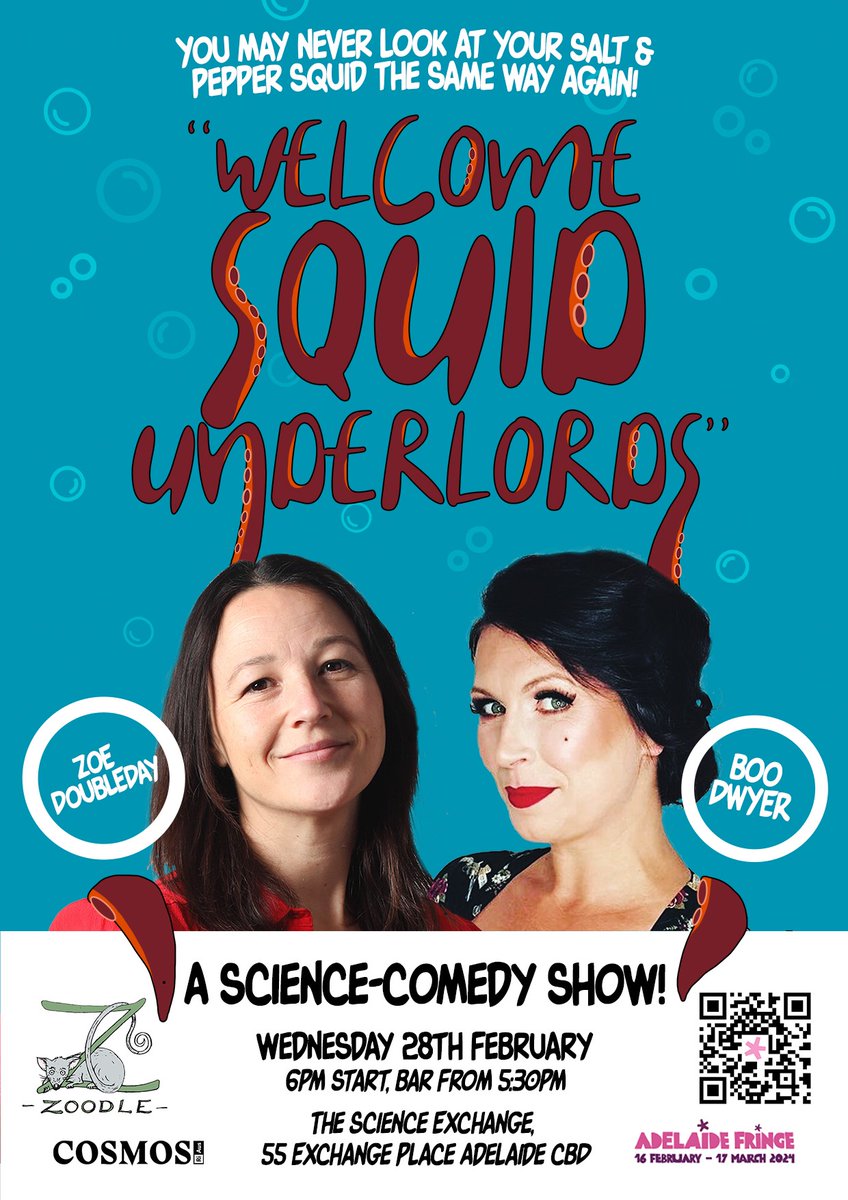 FII-EMCR (@fii_emcr) on Twitter photo Hey science and Adl fringe enthusiast we have one of our own <a href="/Zoe_Doubleday/">Dr Zoë Doubleday</a> performing this Wednesday in <a href="/ADLfringe/">Adelaide Fringe</a>. She would love to see you guys there <a href="/UniSAFII/">UniSA Future Industries Institute</a> <a href="/UniversitySA/">UniSA</a>
Please see the flyer for the details and contact her directly for further info. Hey science and Adl fringe enthusiast we have one of our own <a href="/Zoe_Doubleday/">Dr Zoë Doubleday</a> performing this Wednesday in <a href="/ADLfringe/">Adelaide Fringe</a>. She would love to see you guys there <a href="/UniSAFII/">UniSA Future Industries Institute</a> <a href="/UniversitySA/">UniSA</a>
Please see the flyer for the details and contact her directly for further info.