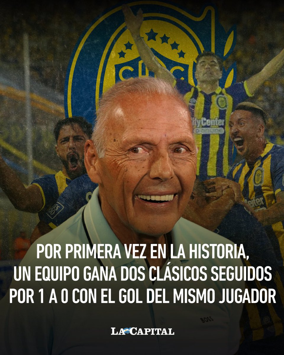 lacapital's tweet photo. 🤯🇺🇦 RÉCORD HISTÓRICO EN EL CLÁSICO ROSARINO

Es la primera vez en la historia del clásico que un equipo gana dos partidos seguidos por 1 a 0 con el gol DEL MISMO JUGADOR.🔥

🔟 En esta oportunidad, dicho jugador es Ignacio Malcorra, el '10' de Rosario Central. https://t.co/4Qo0TSm65y