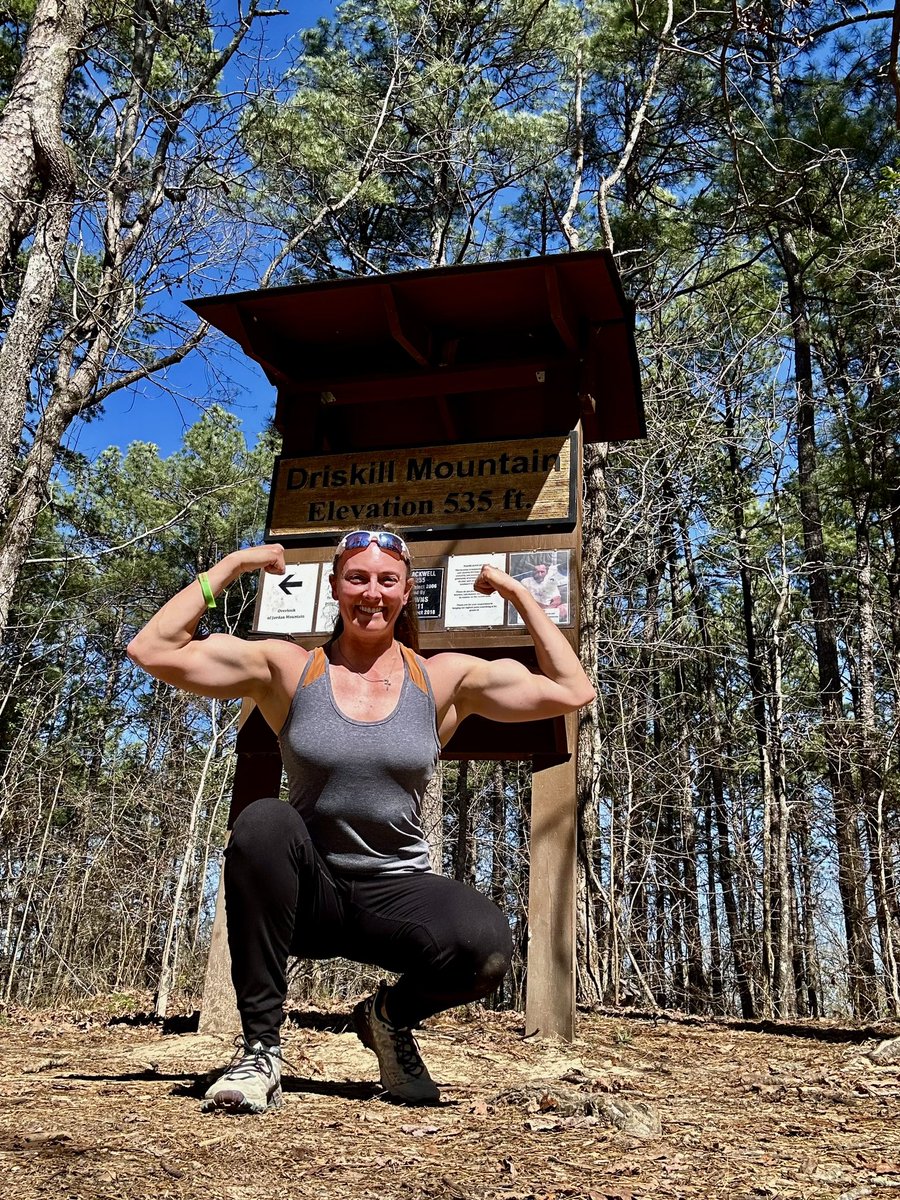 Summited the highest point in Louisiana today- Driskill Mountain at 535ft.