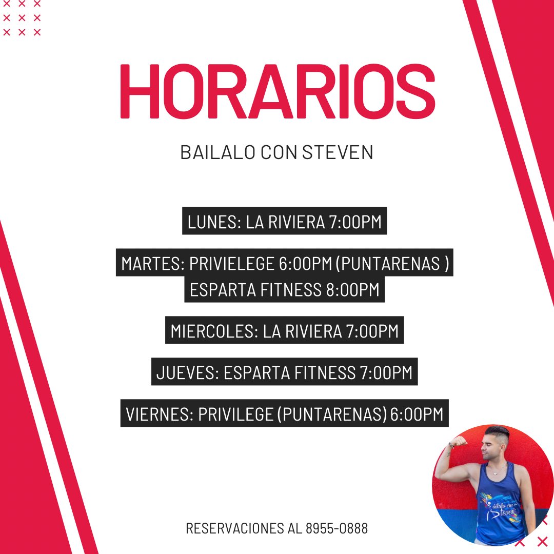 Si quiere bailar conmigo, ahí te dejo mis horarios 🫡