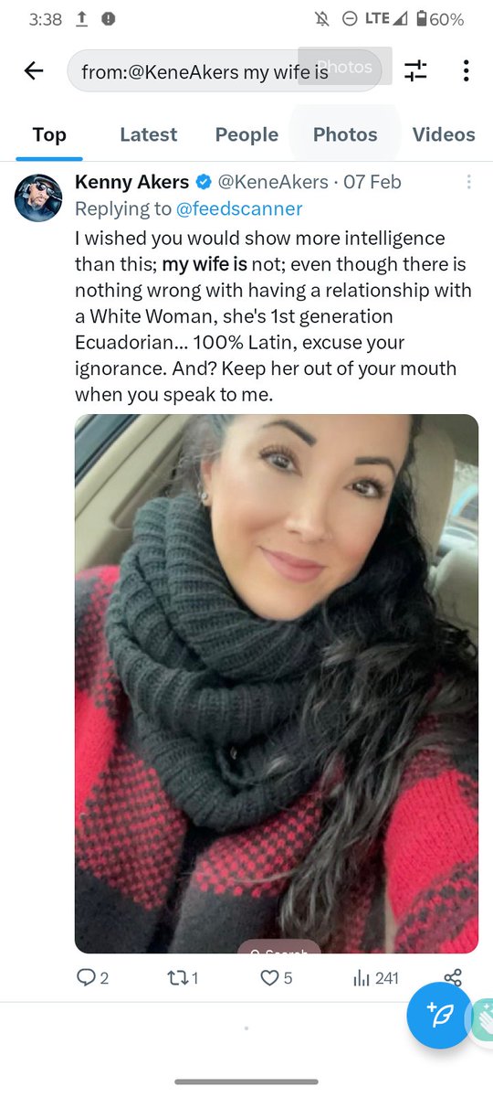 PJenkins1931's tweet photo. @Black_Action @RepublicDeleted Kenny should disclose that he is biracial with a WHITE Latina wife and therefore BIASED. https://t.co/CsR4DU5GW7