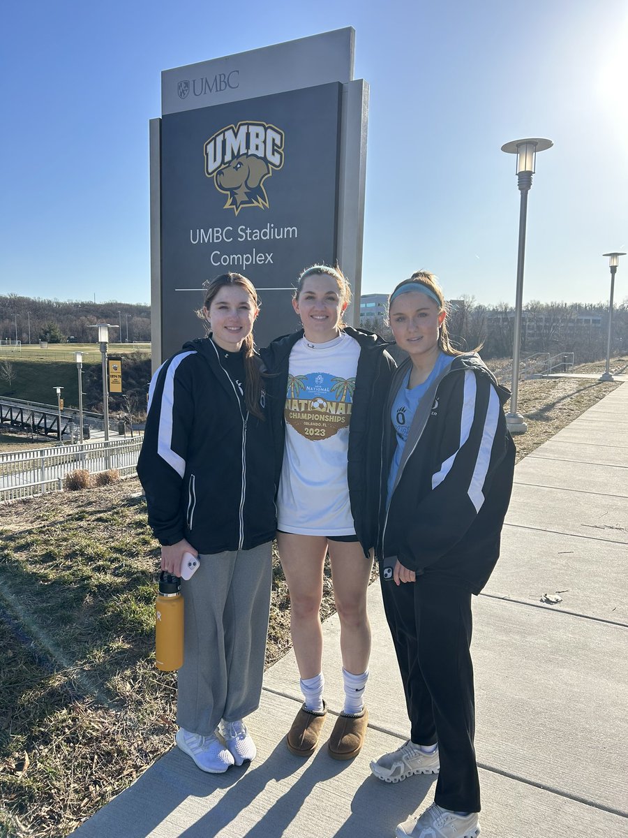 Thank you Coach <a href="/RickStaintonJr/">Rick Stainton</a> Coach Niko and Coach Ashley for a great time at the <a href="/UMBC_WSoccer/">UMBC Women's Soccer</a> ID camp! Learned a lot from Coach Niko at the goalkeeper sessions! Loved being able to train with so many talented keepers today!