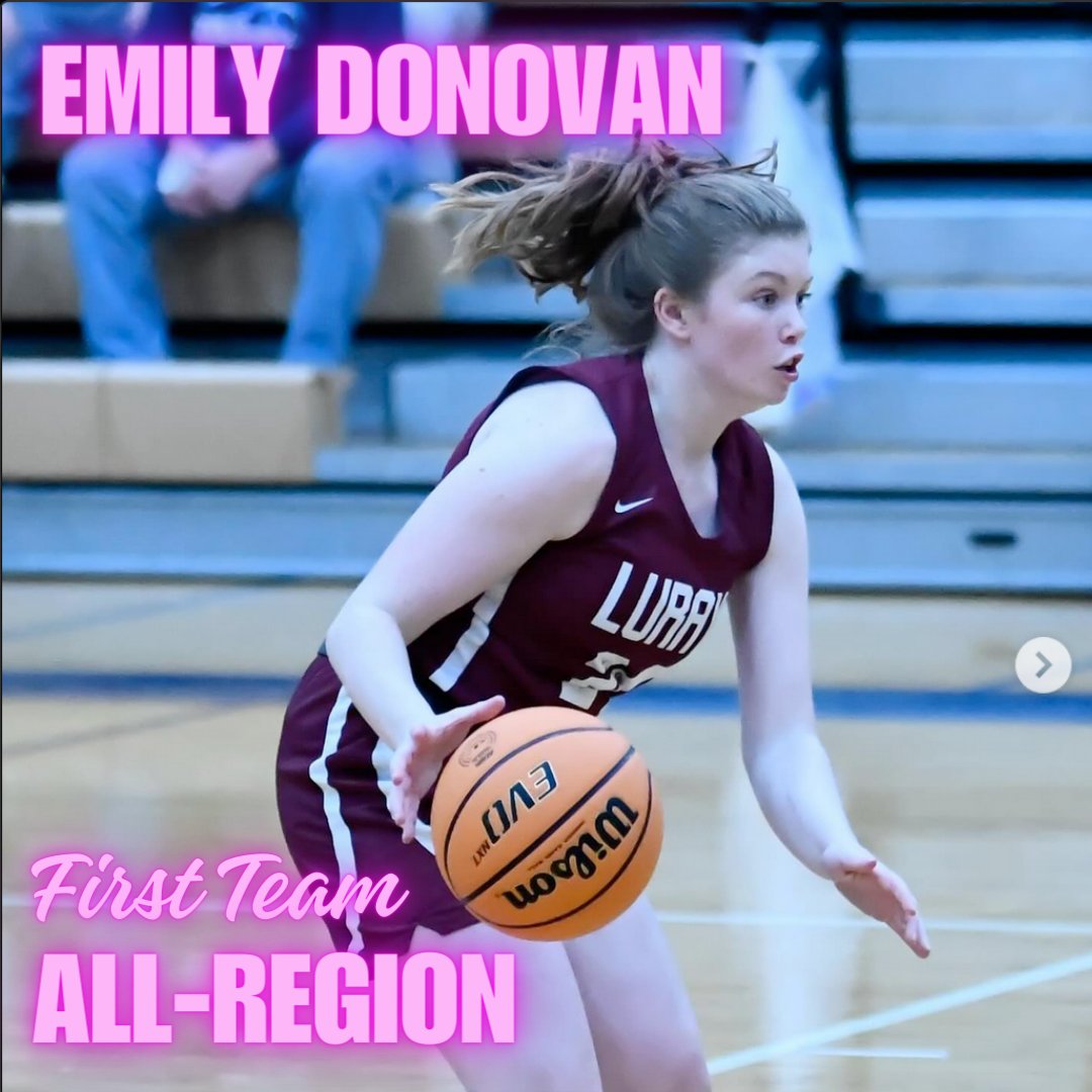 Congrats to Emily Donovan on her well-deserved First Team All-Region honor. Emily is one of the best point guards in the area and we can't wait to watch her basketball career continue next year at EMU! @EmDonovan24 @emu_wbb