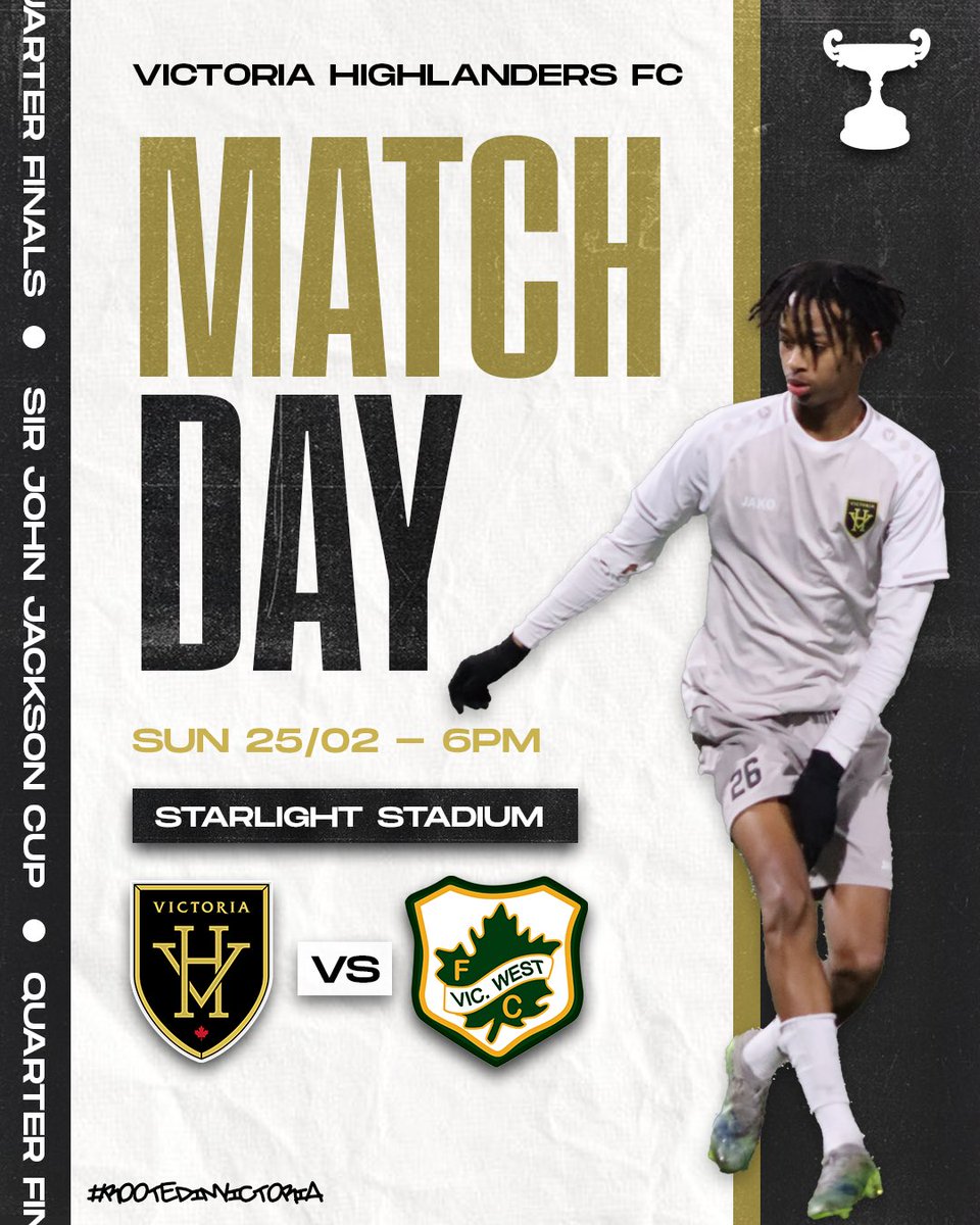 It's MATCHDAY!

🆚 Vic West FC
⌚️ 6:00 pm
🏟️ Starlight Stadium
🏆 Vancouver Island Soccer League
🎟️ FREE ADMISION