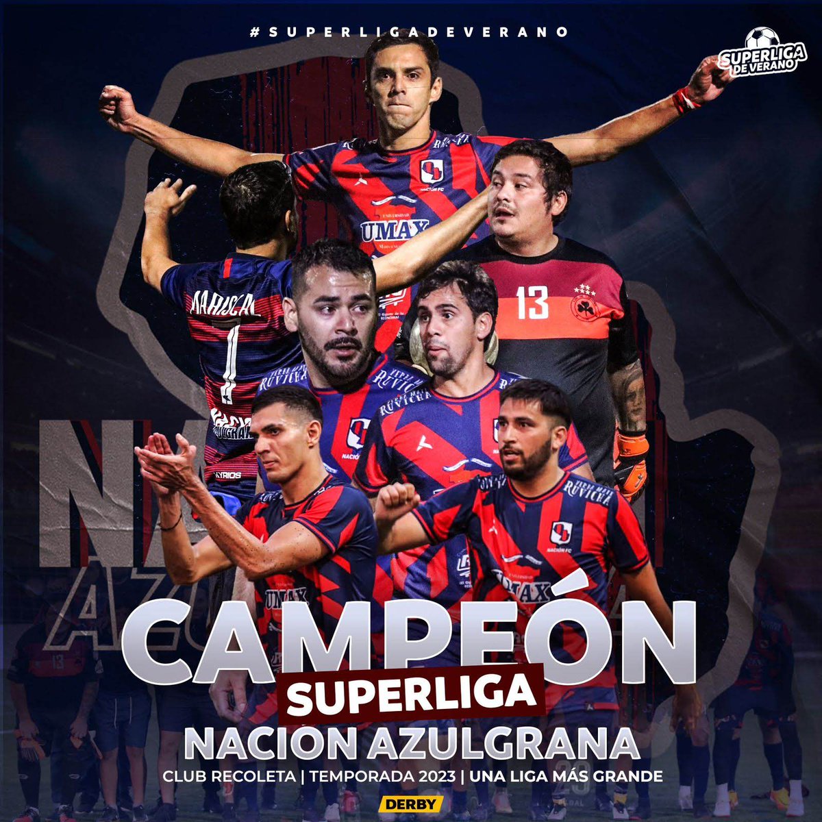 #UnDiaComoHoy, Nación FC se alzaba con su primer palmares 🏆 
🔵🔴🌪