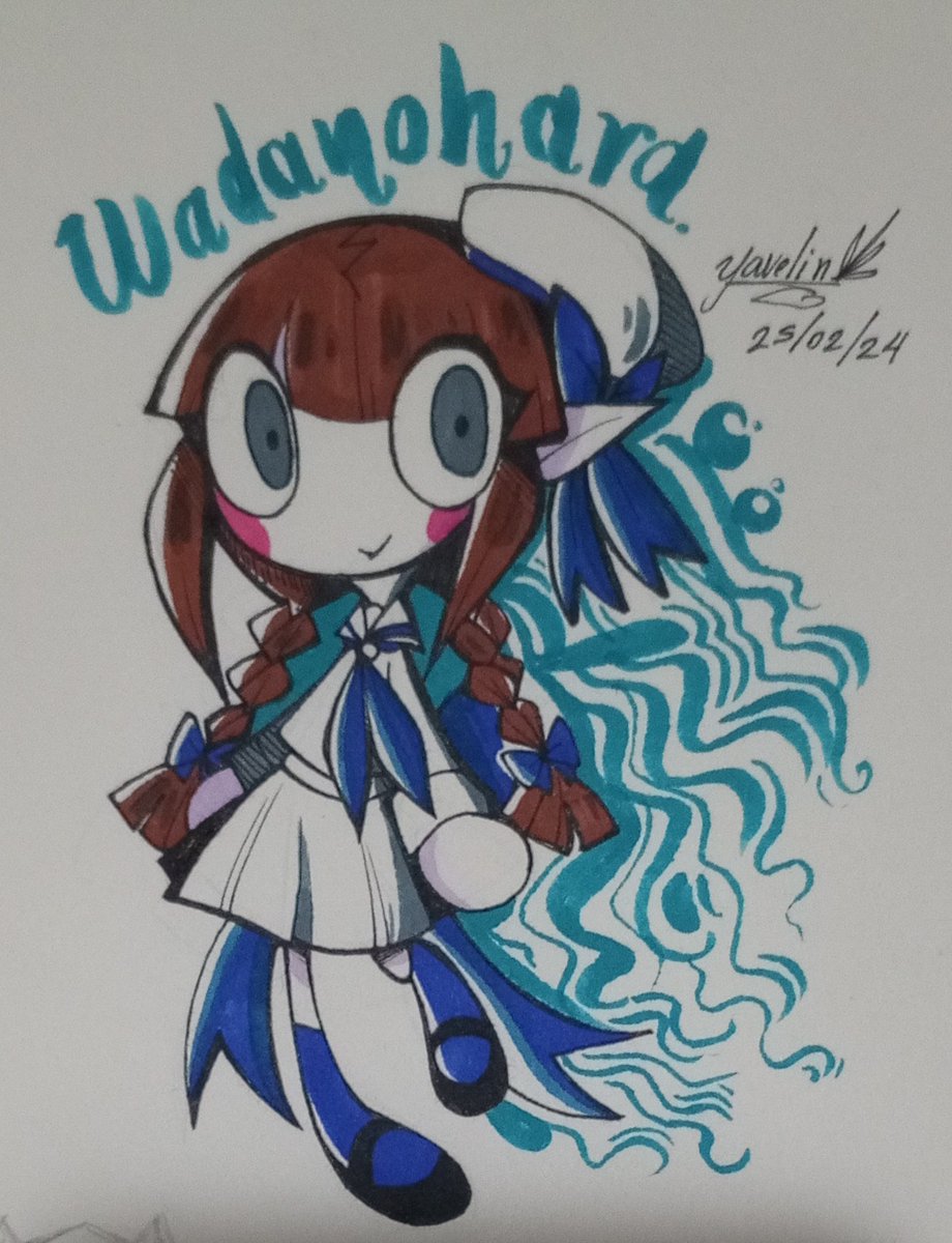 Wadanohara ♦
.
.
.
#wadanoharaandthegreatbluesea
#okegom #fanart #Wadanohara #funamuseaart