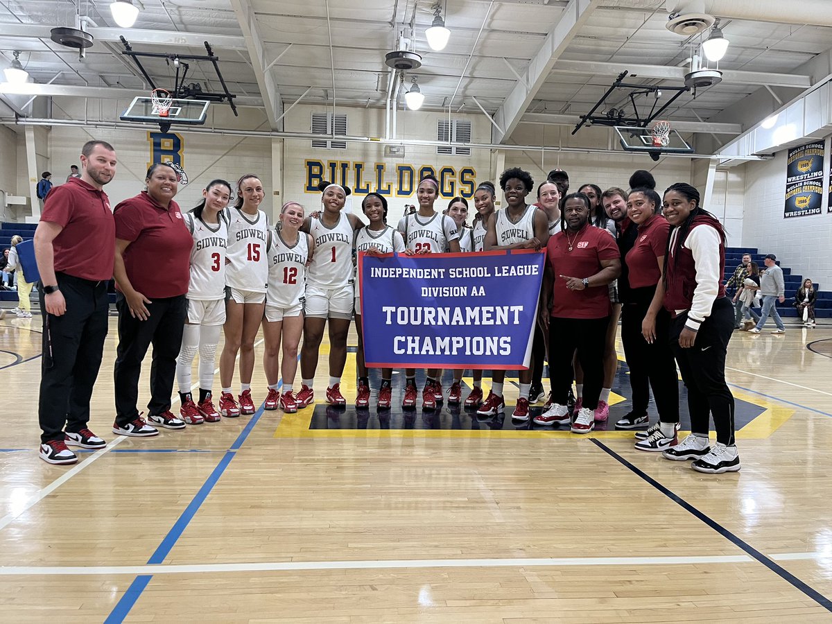 Congratulation to Sidwell Friends School - ISL AA Division Basketball 🏀 Tournament Champions!