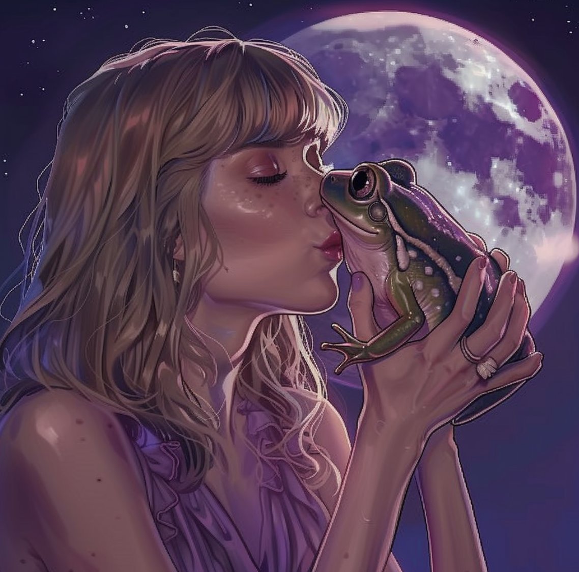 In a tale as old as time, Pepe pursued Taylor Moon, from the depths of a moon-kissed swamp...

IDO details soon to be unveiled beneath the watchful eyes of Solana's Moon.

Join our journey: t.me/taylormooncoin 

#Solana