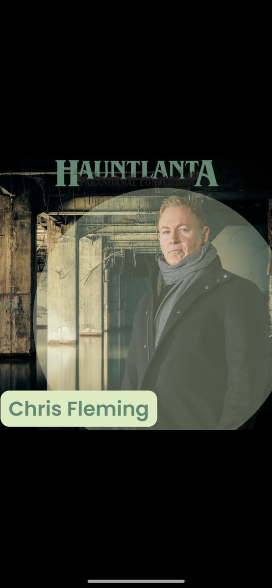 Please help us welcome back Chris Fleming to Hauntlanta 2! We are very excited to have him back! As seen on: Spooked, Raising the Dead, Real scary stories and more, Chris is also a Producer, American Medium, Paranormal Researcher/Investigator and Public Speaker! @chrisfleming91