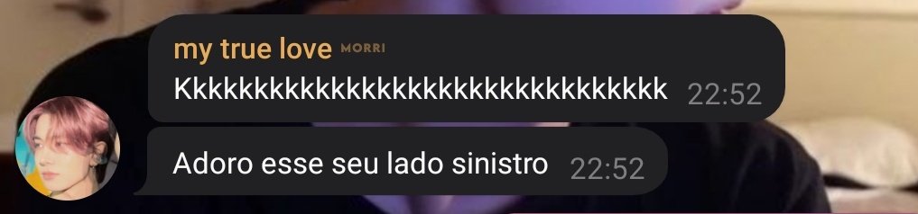 O dia que eu der uma facada dele ele nunca mais fala isso
