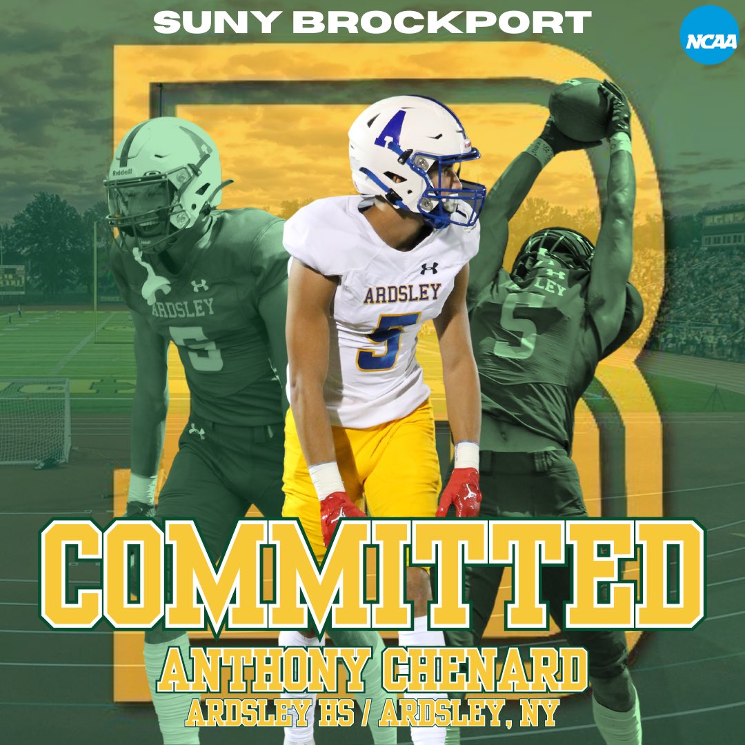 Congratulations to Senior Captain Anthony Chenard on his commitment to SUNY Brockport. Congratulations &amp; go Golden Eagles! 
#MakeItHappen #ShockEveryone