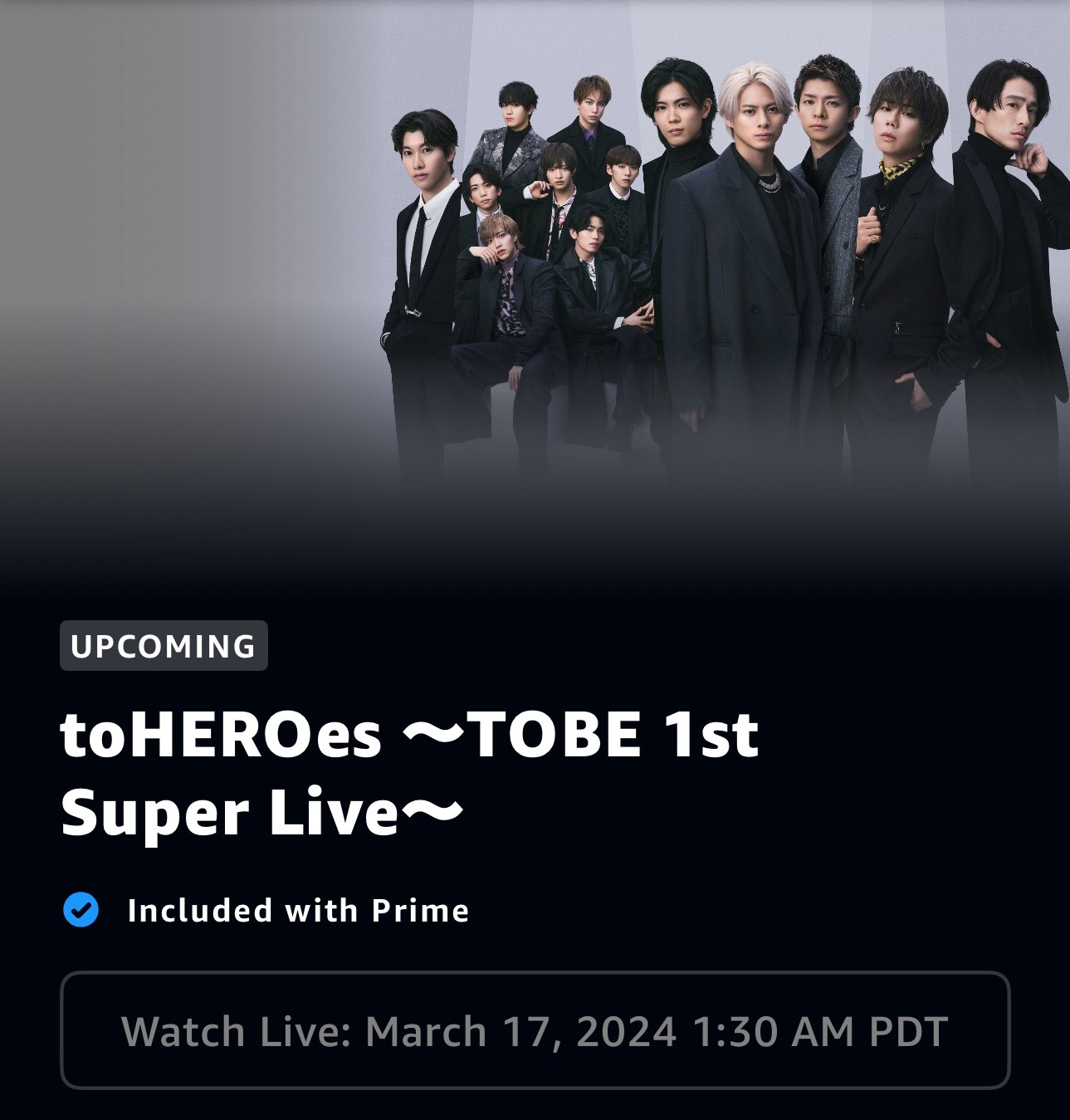 【特典付】to HERO es ~TOBE 1st Super Live~ tsujo_mockup_240920.jpg?v=