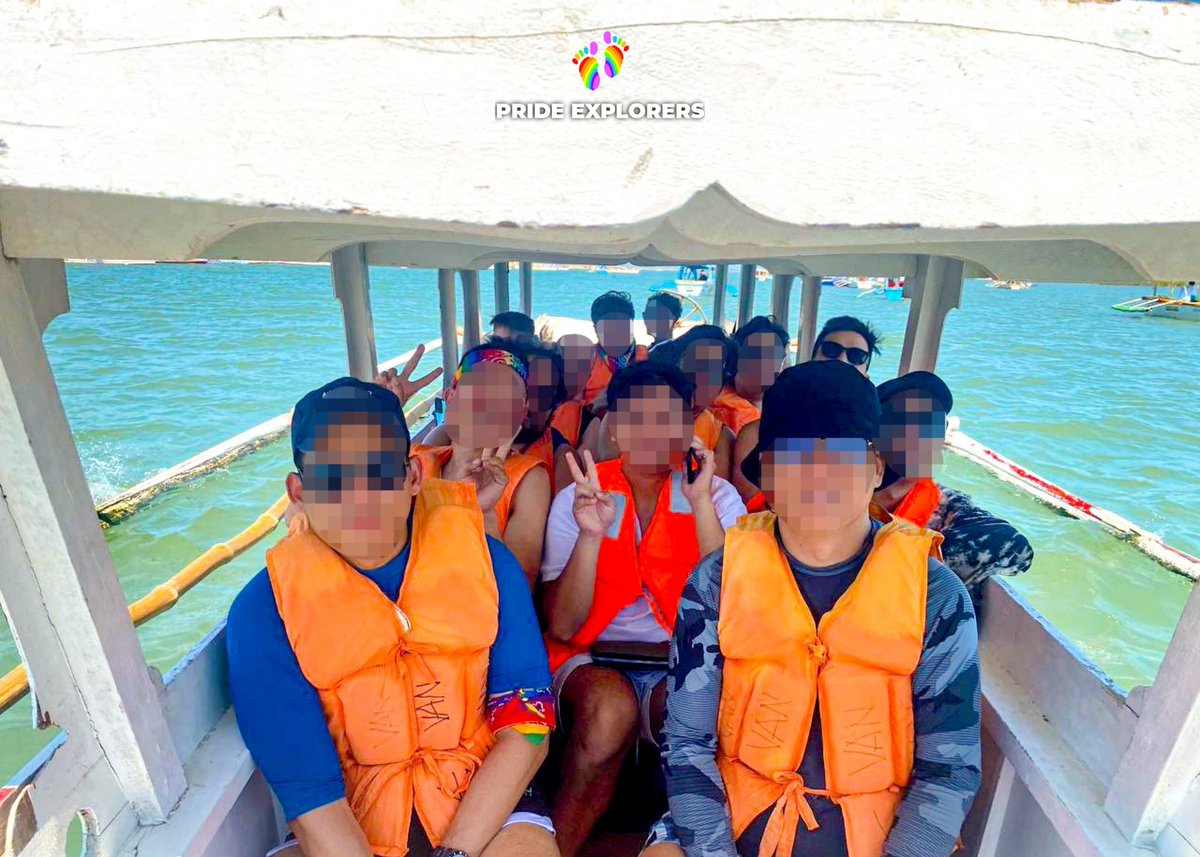 PrideExplorers's tweet image. PANGASINAN ADVENTURE 👣
1️⃣4️⃣ EXPLORERS 🙋‍♂️🏳️‍🌈

AGAIN THANK YOU FOR JOINING 🙏
TILL OUR NEXT ADVENTURE 😎

#PrideExporersPangasinan 👣

Come &amp;amp; join us on our next adventure 😎
Just DM me for details 📩
👉 @PrideExplorers
👉 t.me/tristanicer